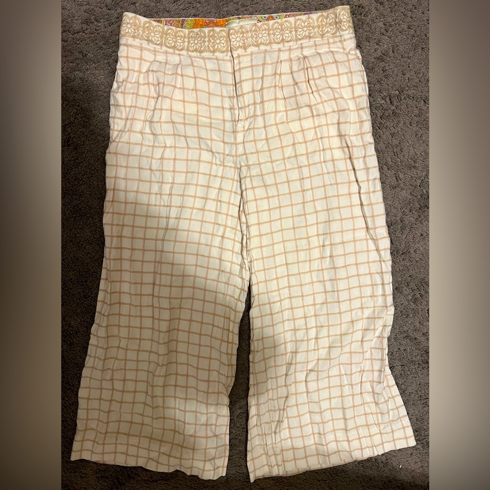 Elevenses Linen Wide-Leg Pants